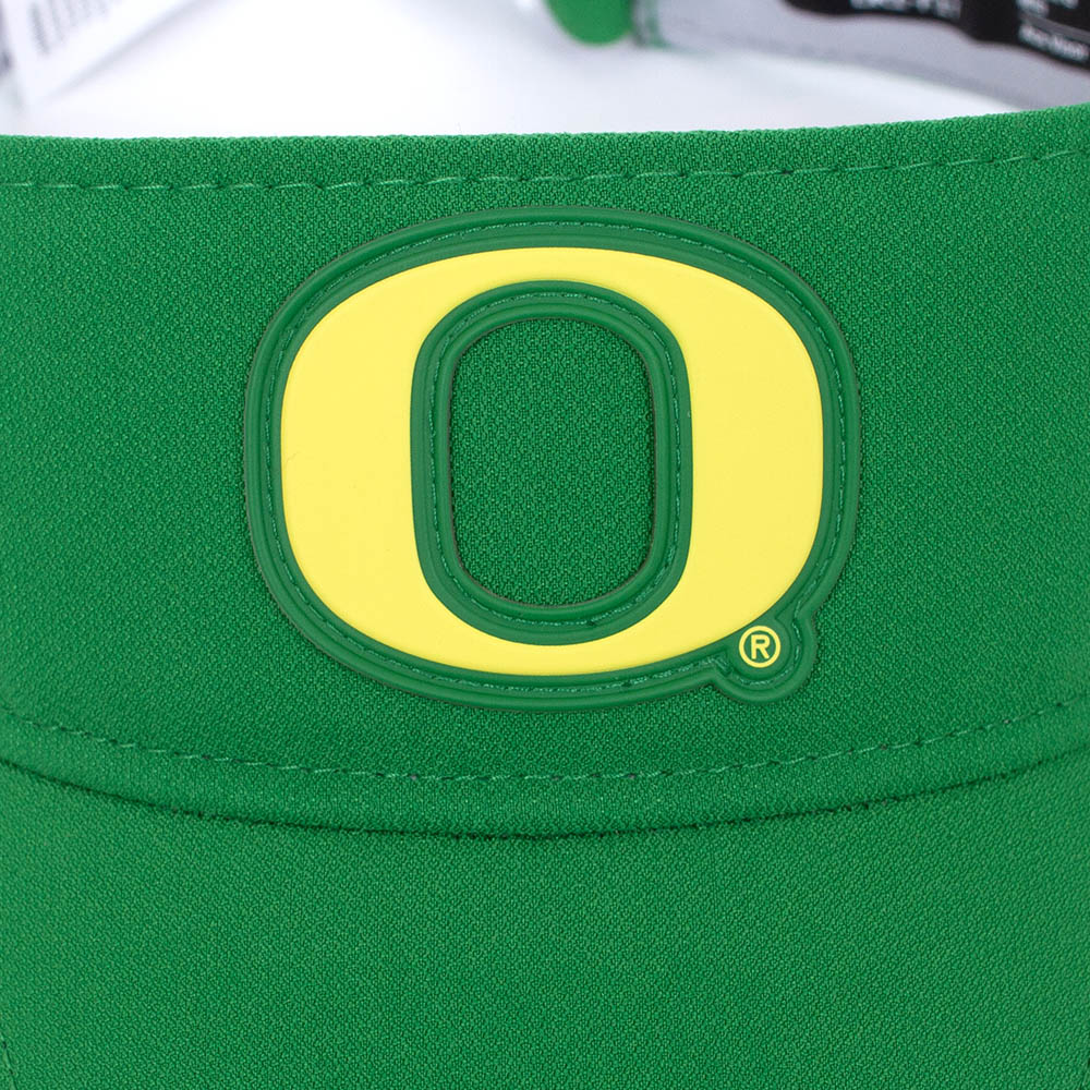 Classic Oregon O, Nike, Green, Visor, Performance/Dri-FIT, Accessories, Unisex, Ace, Primetime, Oregon, 882520
